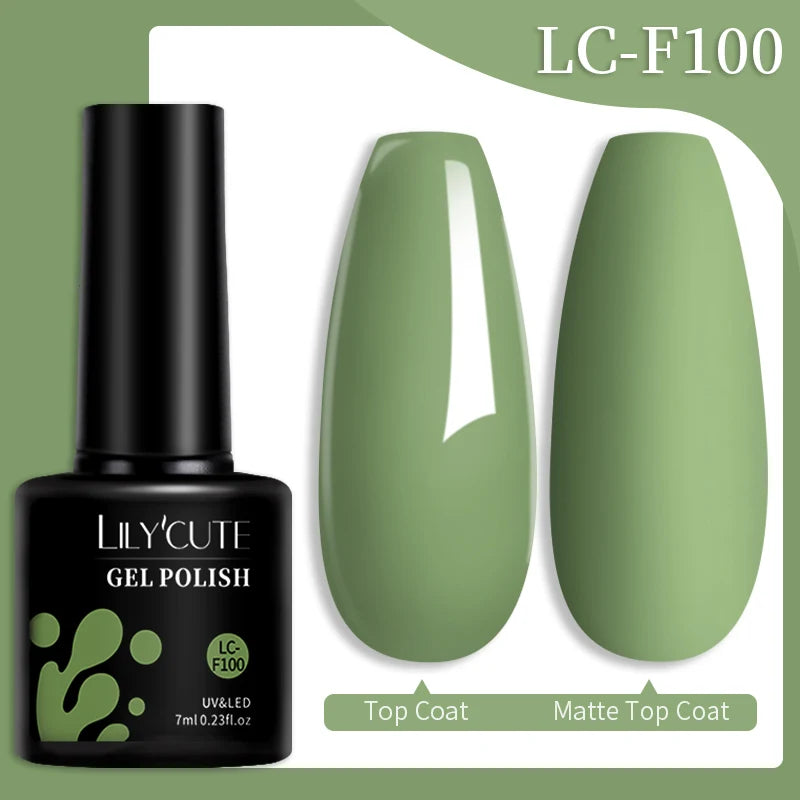LILYCUTE Color Explosion – 184 Shades of Long-Lasting Gel Polish with Red Glitter Magic