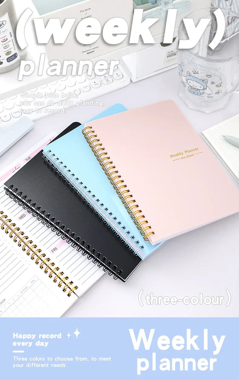 2024 Weekly Planner Agenda Notepad A5 Notebook 52 Weekly Planner Schedule Stationery School Office Supplies Stationery