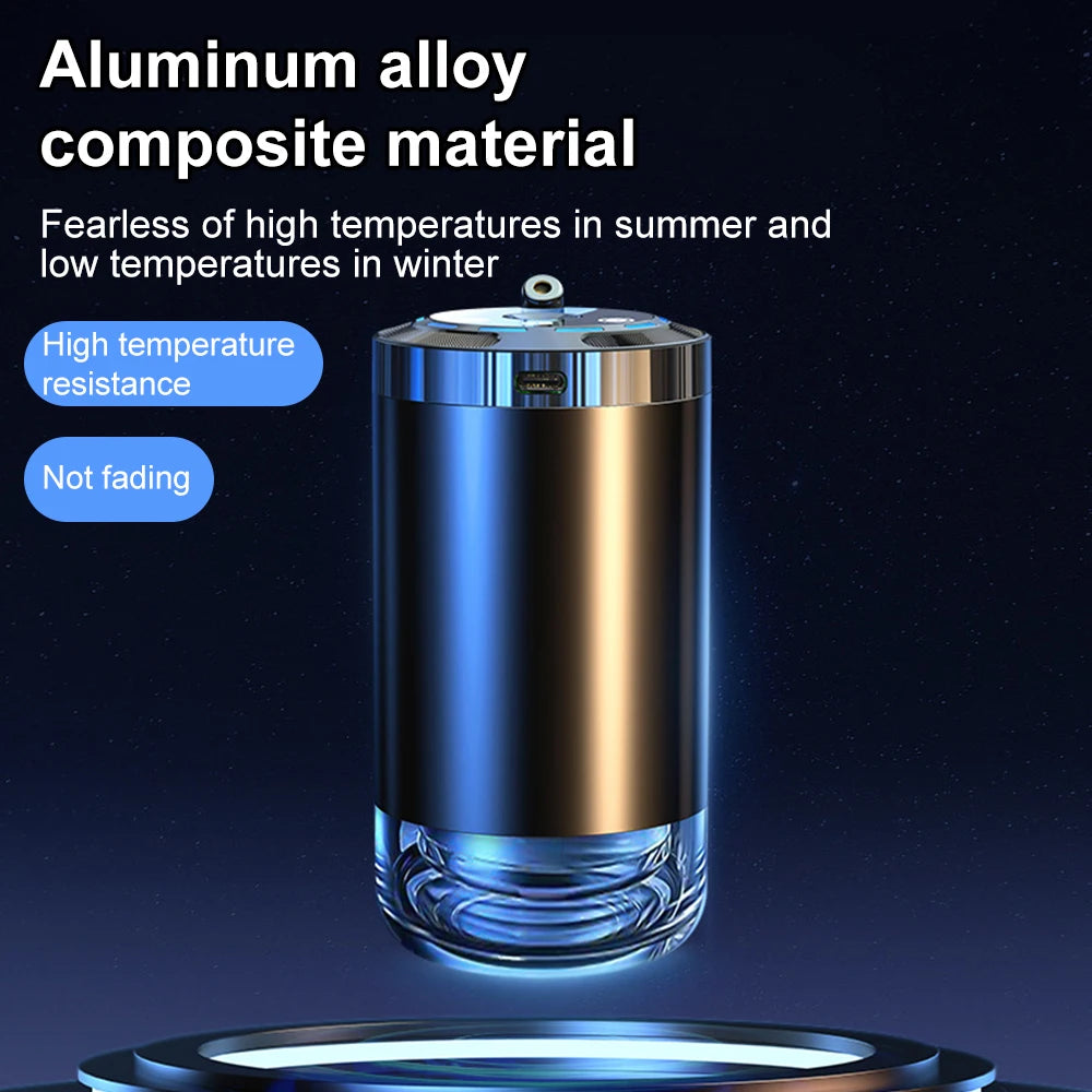 Smart Car Air Freshener Rechargeable Aroma Diffuser Air Freshener Essential Oil Fragrance Gift 3 Levels Adjustable