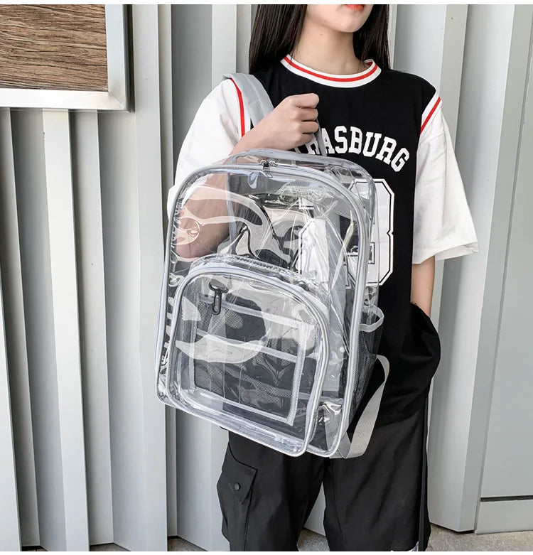 Crystal Carry All – Sleek, Spacious & Splash-Proof Style!