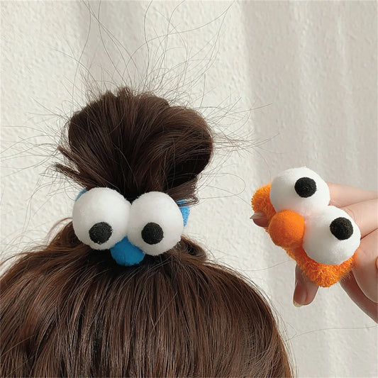 Funny Big-Eyed Hair Band – Cute & Stretchy Candy Colors for Kids!