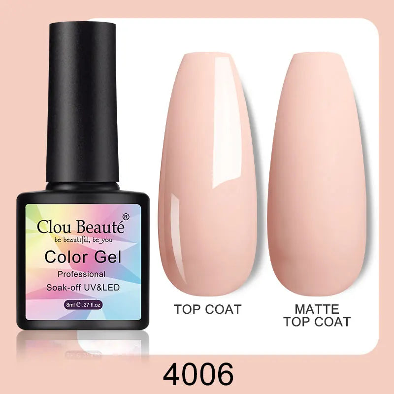 Clou Beaute Color Pop – 8ml Gel Varnish for Bold, Long-Lasting Nail Art (UV/LED Cure)