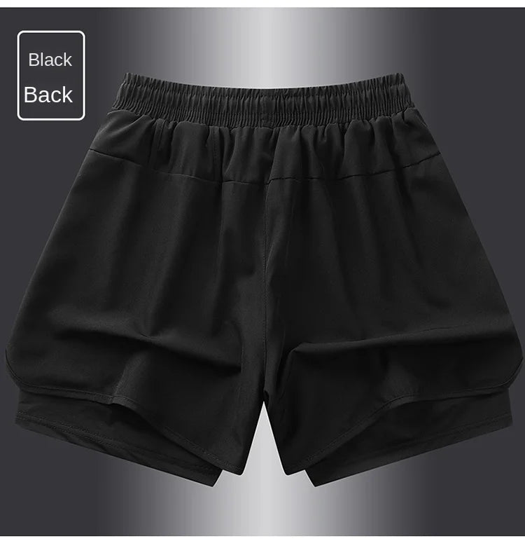 2-in-1 Summer Sports Shorts – Quick-Dry Comfort for Him & Her!