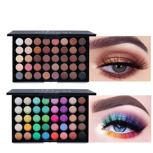 Pearlescent matte 40 color eye shadow plate Colorful earth color multi-color makeup plate Easy to color eye shadow eye shadow pl