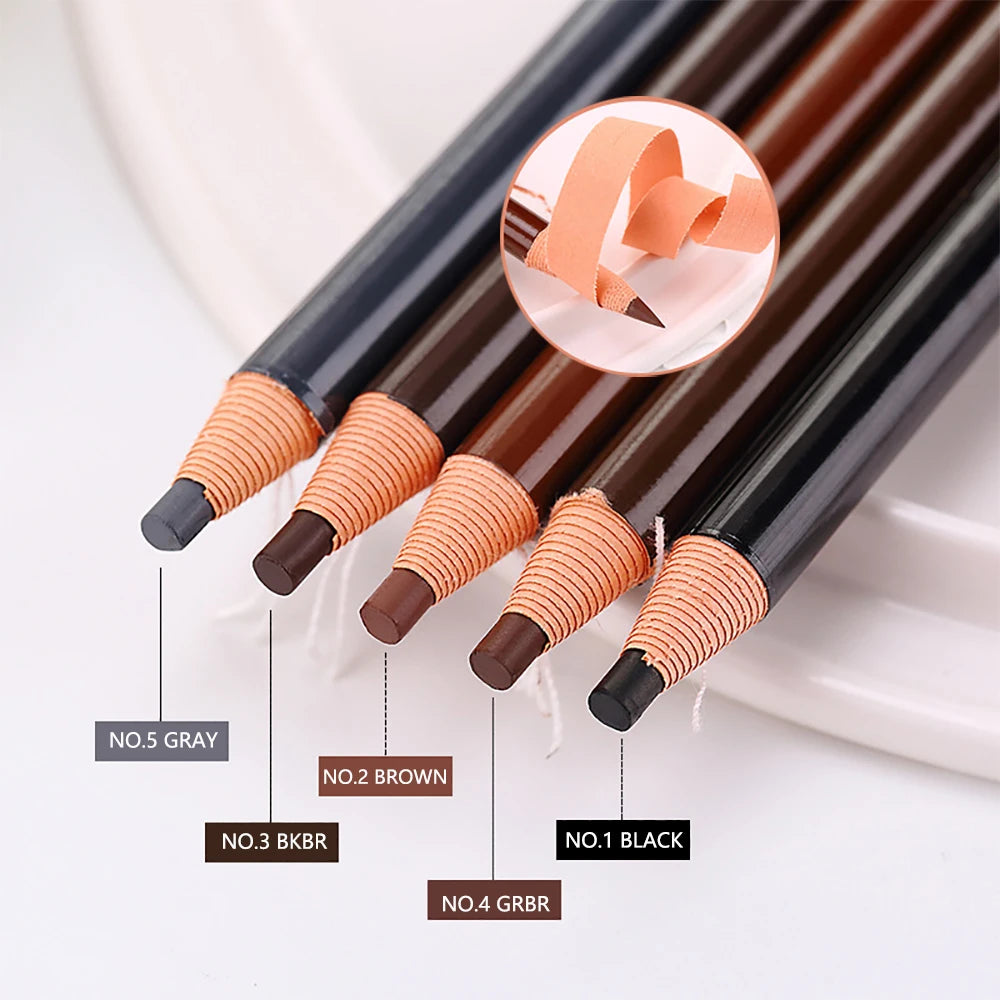 Tear Off Pull Line Eyebrow Pencil, Not Sharpen Need Eyebrow Pencil, Natural Color Rendering, Sweat Proof And Smudge Proof Eyebro