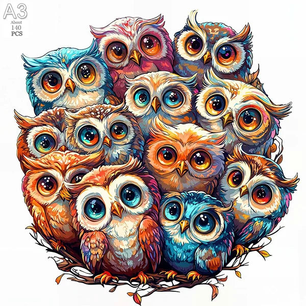 Wooden Animal Puzzle for Adults Kids Cat Wooden Jigsaw Irregular Dog Animal Wood Puzzles Exclusive Design Intelligent Jigsaws