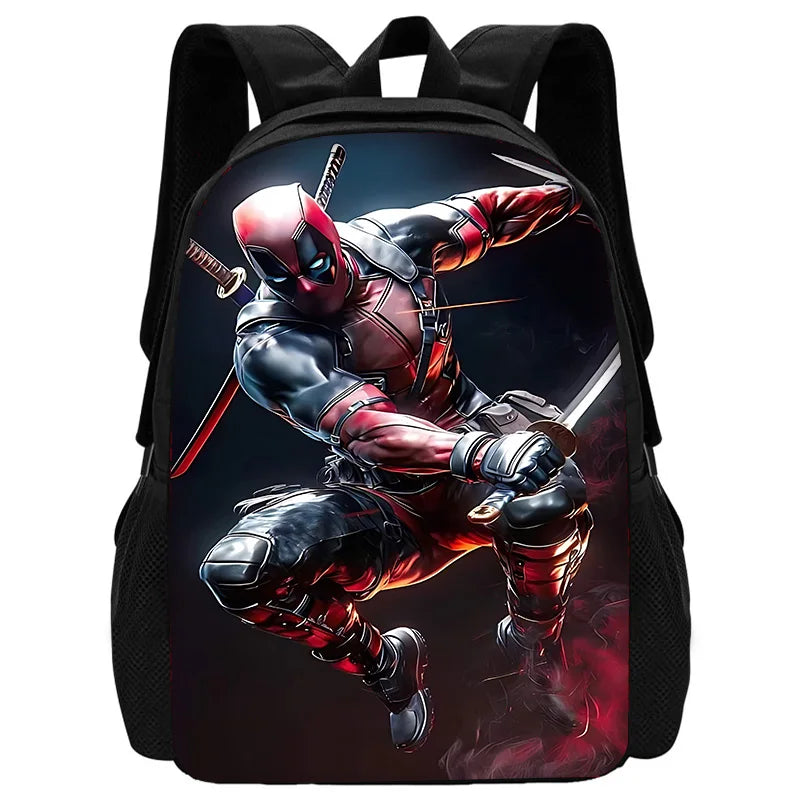 Deadpool Hero Pack – Bold Cartoon Backpack Set for Kids Who Love Action!