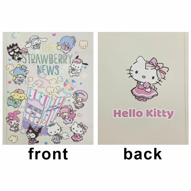 Hello Kitty x Hangyodon A5 Notebook – Full-Color Cartoon Journal with Hard Cover & Kawaii Vibes