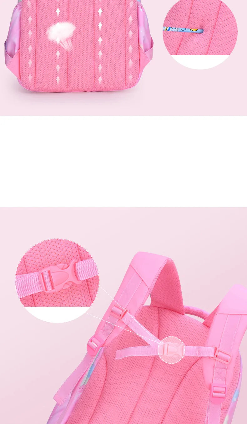 Pink Dream School Bag – Stylish & Spacious Backpack for Girls of All Ages!