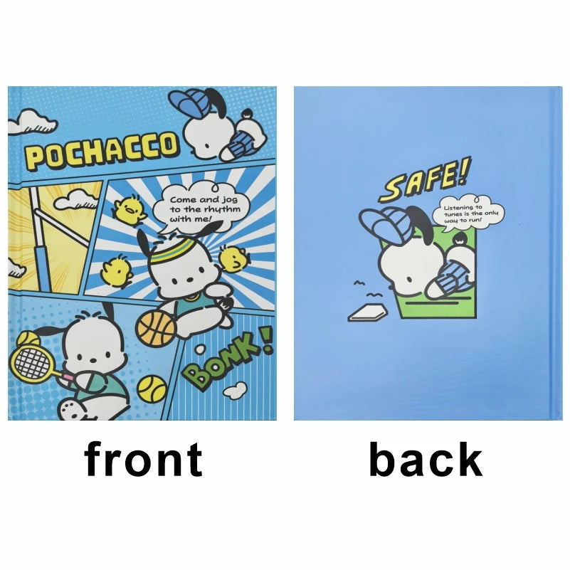 Hello Kitty x Hangyodon A5 Notebook – Full-Color Cartoon Journal with Hard Cover & Kawaii Vibes