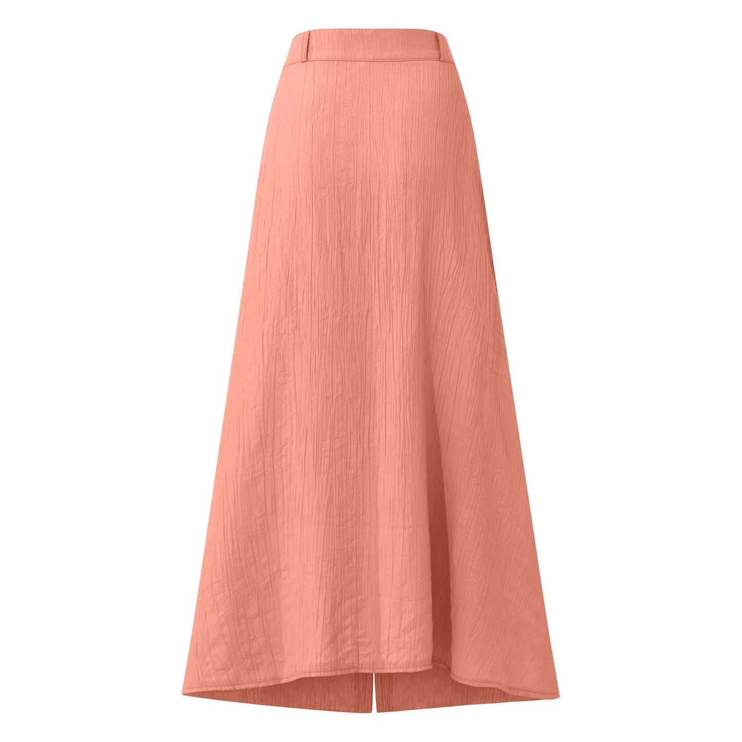 Women'S Half Skirt Midi Skirts For Women Bohemian Skirt High Waist Party Beach Button Skirt Women'S Loose Cotton And Linen Skirt