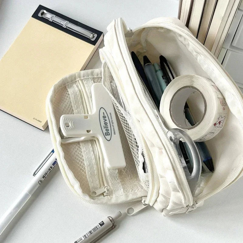 Pochacco Anime Kawaii Pencil Case – Cute Cartoon Pen Bag with Large Capacity for Students, Stationery & Cosmetic Storage Gifts