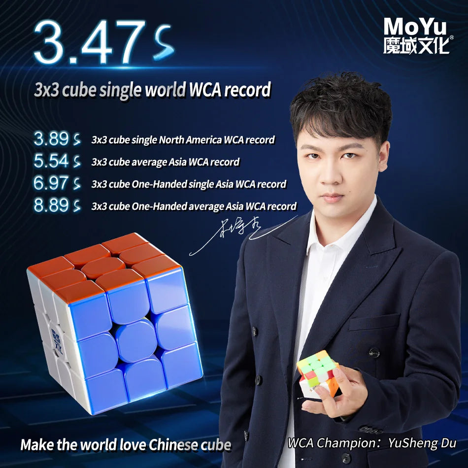 Moyu Weilong WRM V9 Ball-Core UV 3X3 Magnetic Magic Speed Cube Fidget Toys Moyu Weilong WRMV9 Maglev Cubo Magico Puzzle Gift Toy
