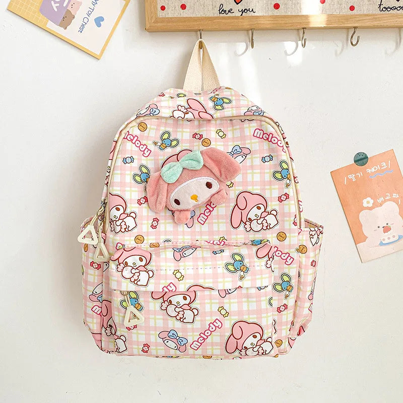 Sanrio Star Squad Backpack – Hello Kitty, Kuromi & Cinnamoroll Cutie Carry for Kids & College!