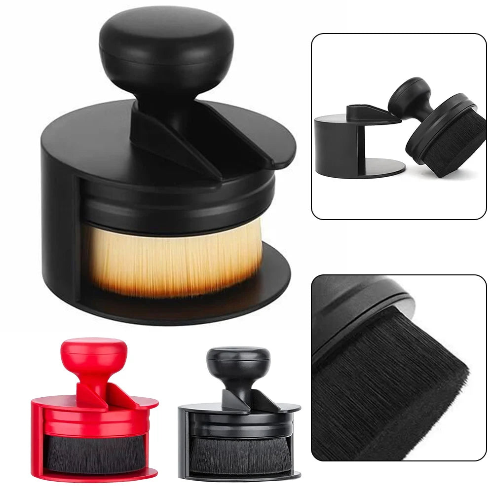 Car Tire Shine Applicator Tire Shine Brush With Stand For Auto Detailing Cleaner Car Wash Brush Wheel Tire Brush 1pcs