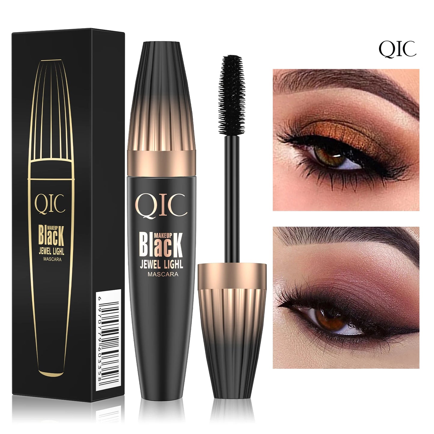 4d Waterproof Lash Mascara Encrypted Long-lasting Thick Curling Smudge-proof Large Eye Makeup Tools Durable Beauty Cosmetics