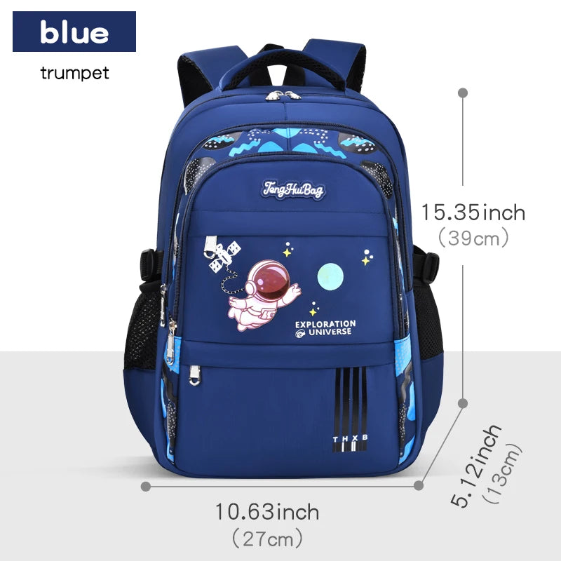 AstroPack School Backpack – Waterproof Laptop Bag for Boys Ages 6–12, Grades 1–6