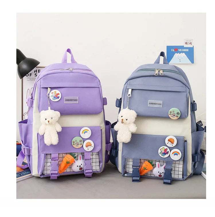 Mega School Backpack Set – Bold, Roomy & Class-Ready!