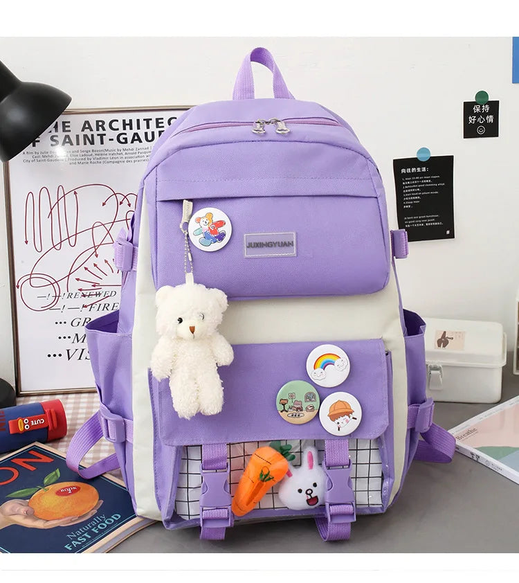 Mega School Backpack Set – Bold, Roomy & Class-Ready!