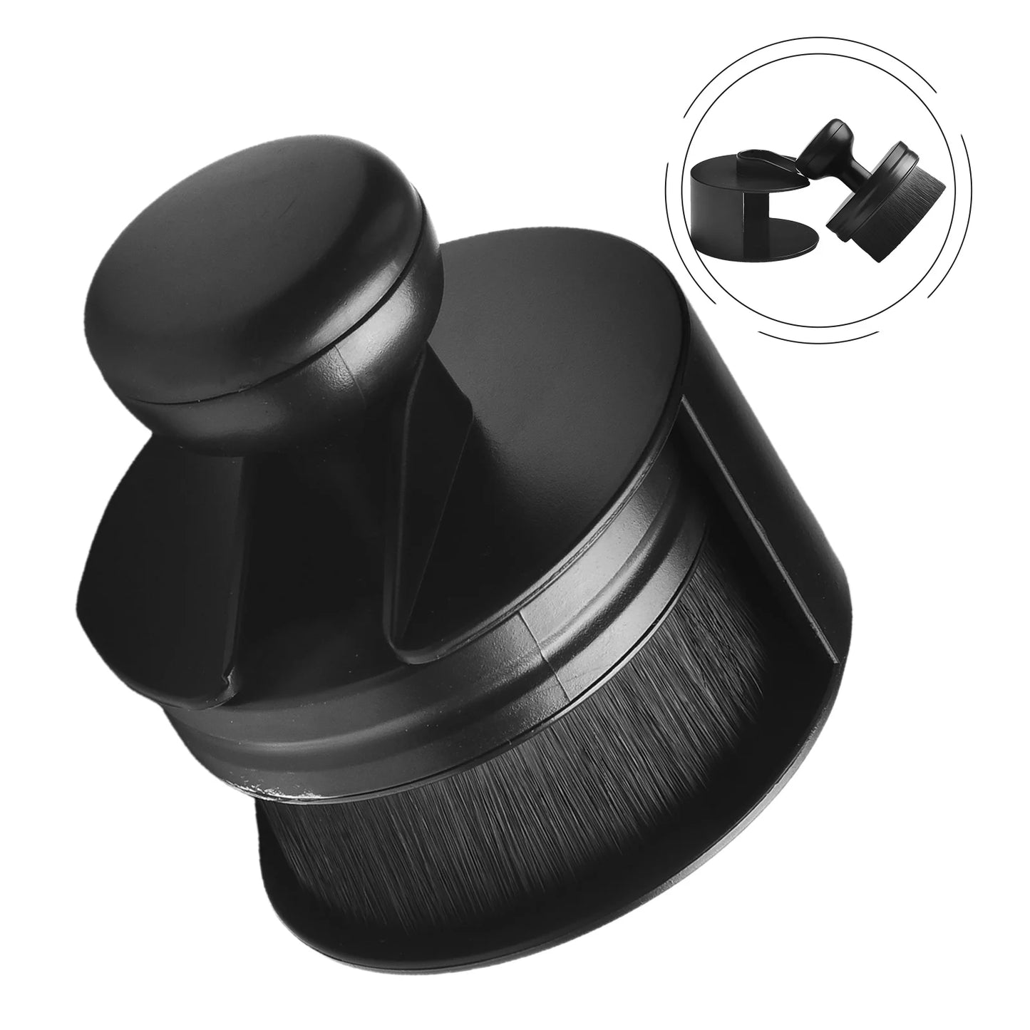 Car Tire Shine Applicator Tire Shine Brush With Stand For Auto Detailing Cleaner Car Wash Brush Wheel Tire Brush 1pcs