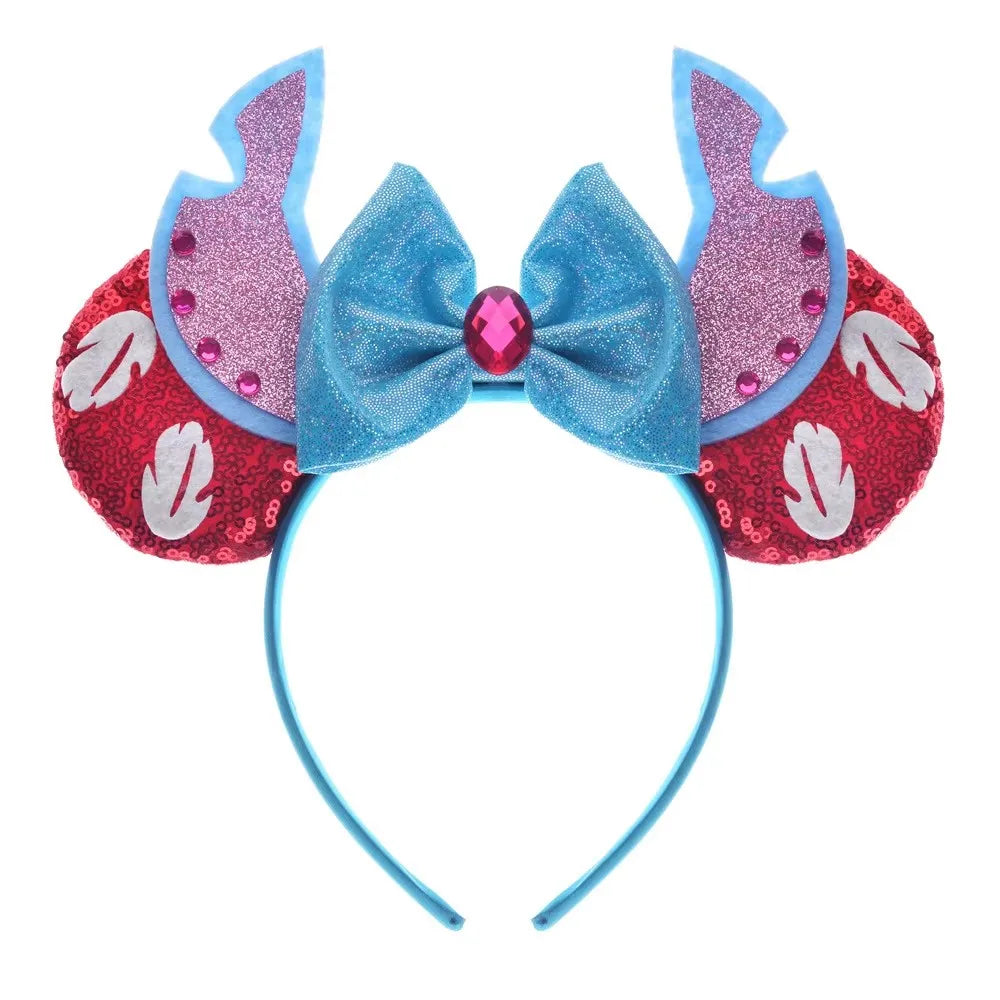 Movie Girls Alien Dog Costume Cartoon Blue Tulle Festival Dress Lilo Tutu Dress Maia Kealaha  Live-action Character Dress Up