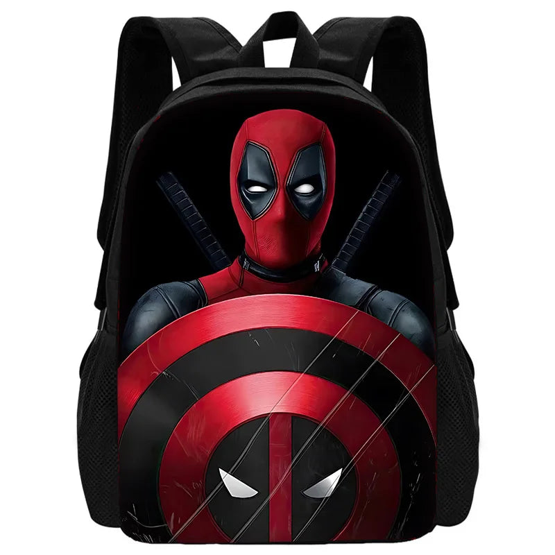 Deadpool Hero Pack – Bold Cartoon Backpack Set for Kids Who Love Action!