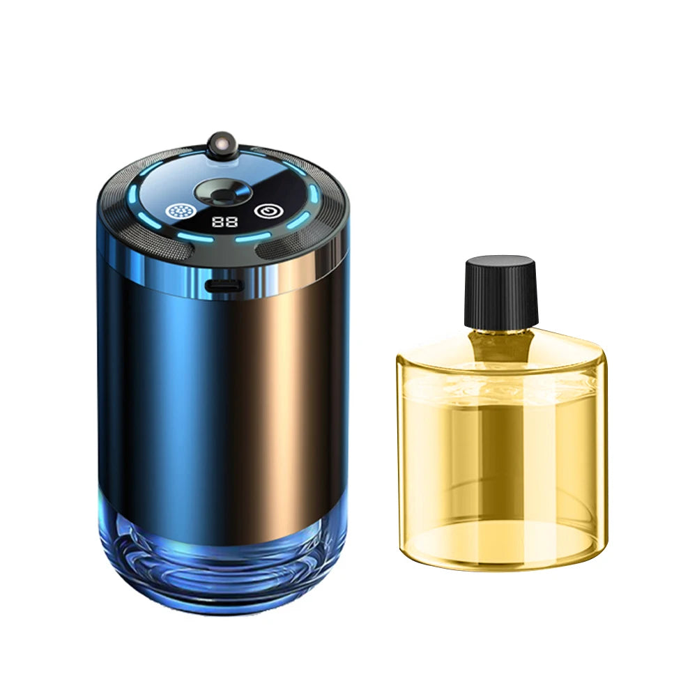 Smart Car Air Freshener Rechargeable Aroma Diffuser Air Freshener Essential Oil Fragrance Gift 3 Levels Adjustable