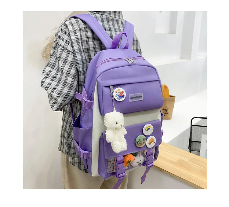 Mega School Backpack Set – Bold, Roomy & Class-Ready!