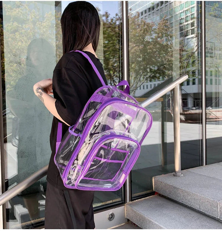 Crystal Carry All – Sleek, Spacious & Splash-Proof Style!