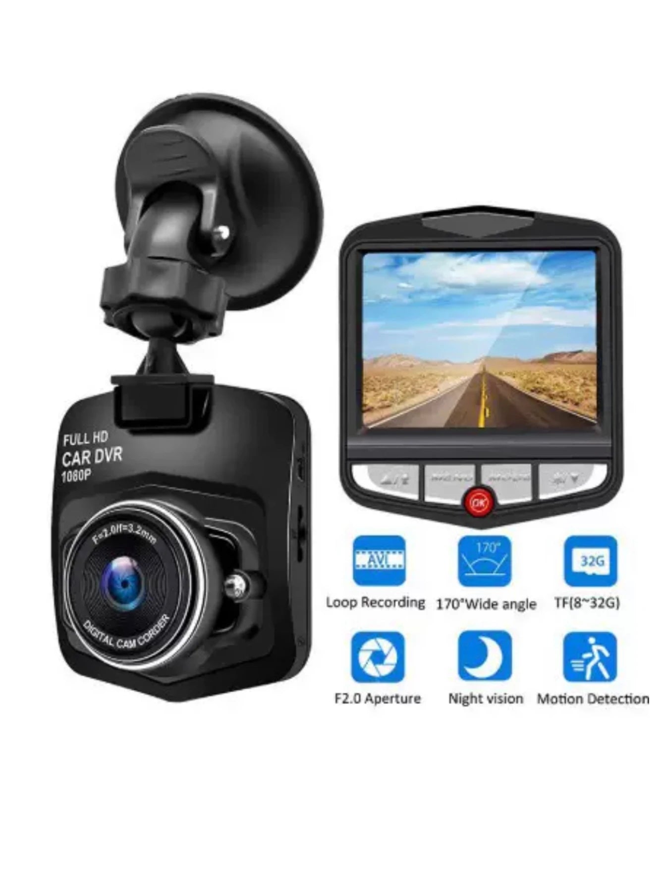 Car Monitor Car Recorder , Car Charging Single Video Recorder