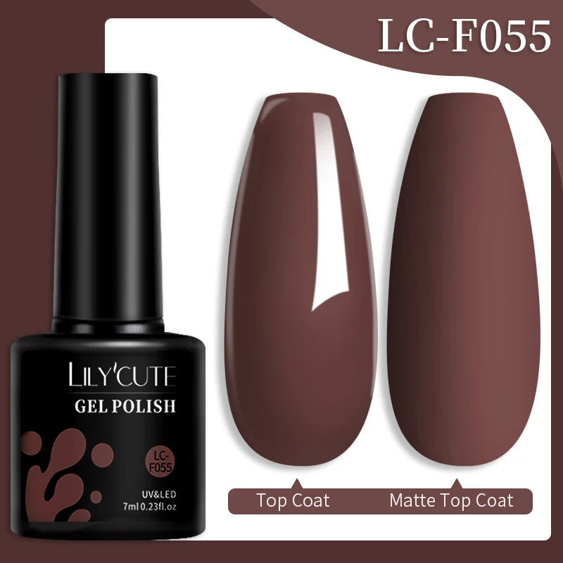 LILYCUTE Color Explosion – 184 Shades of Long-Lasting Gel Polish with Red Glitter Magic