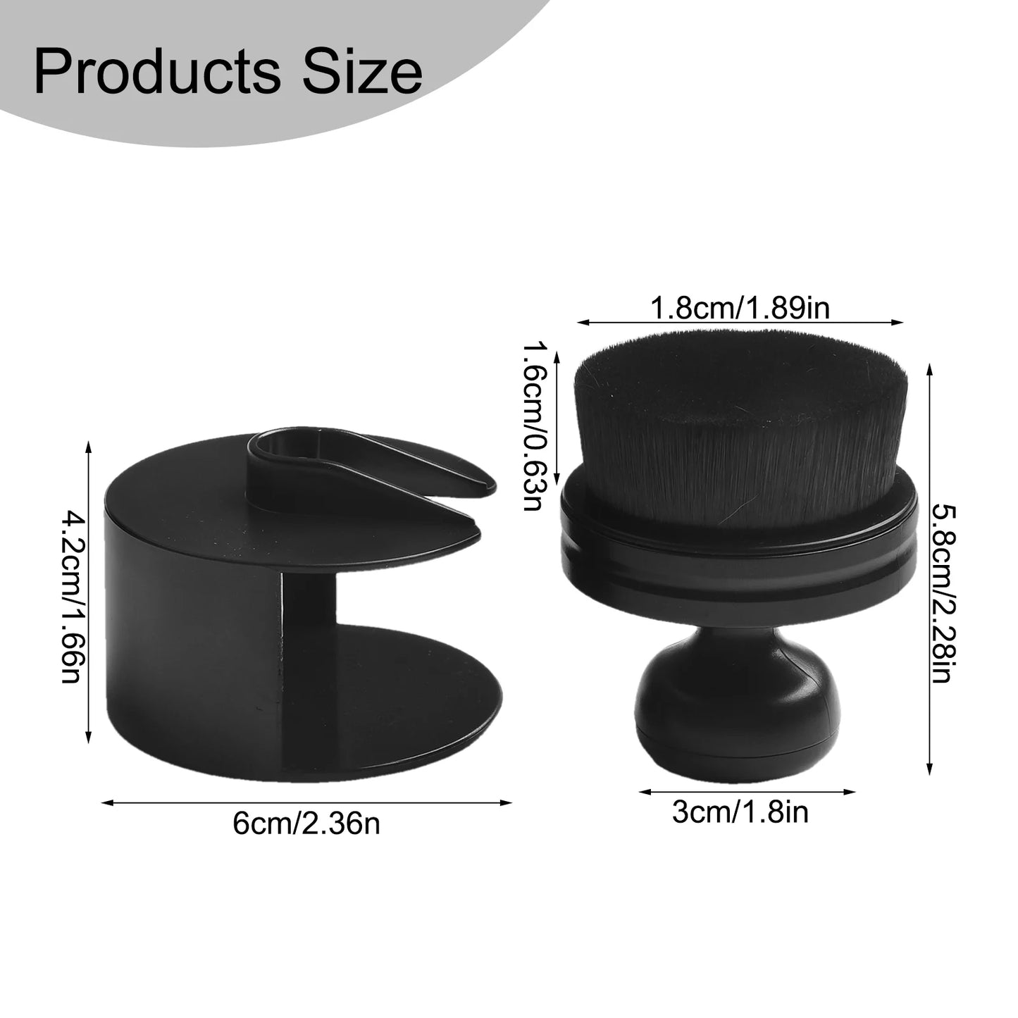 Car Tire Shine Applicator Tire Shine Brush With Stand For Auto Detailing Cleaner Car Wash Brush Wheel Tire Brush 1pcs