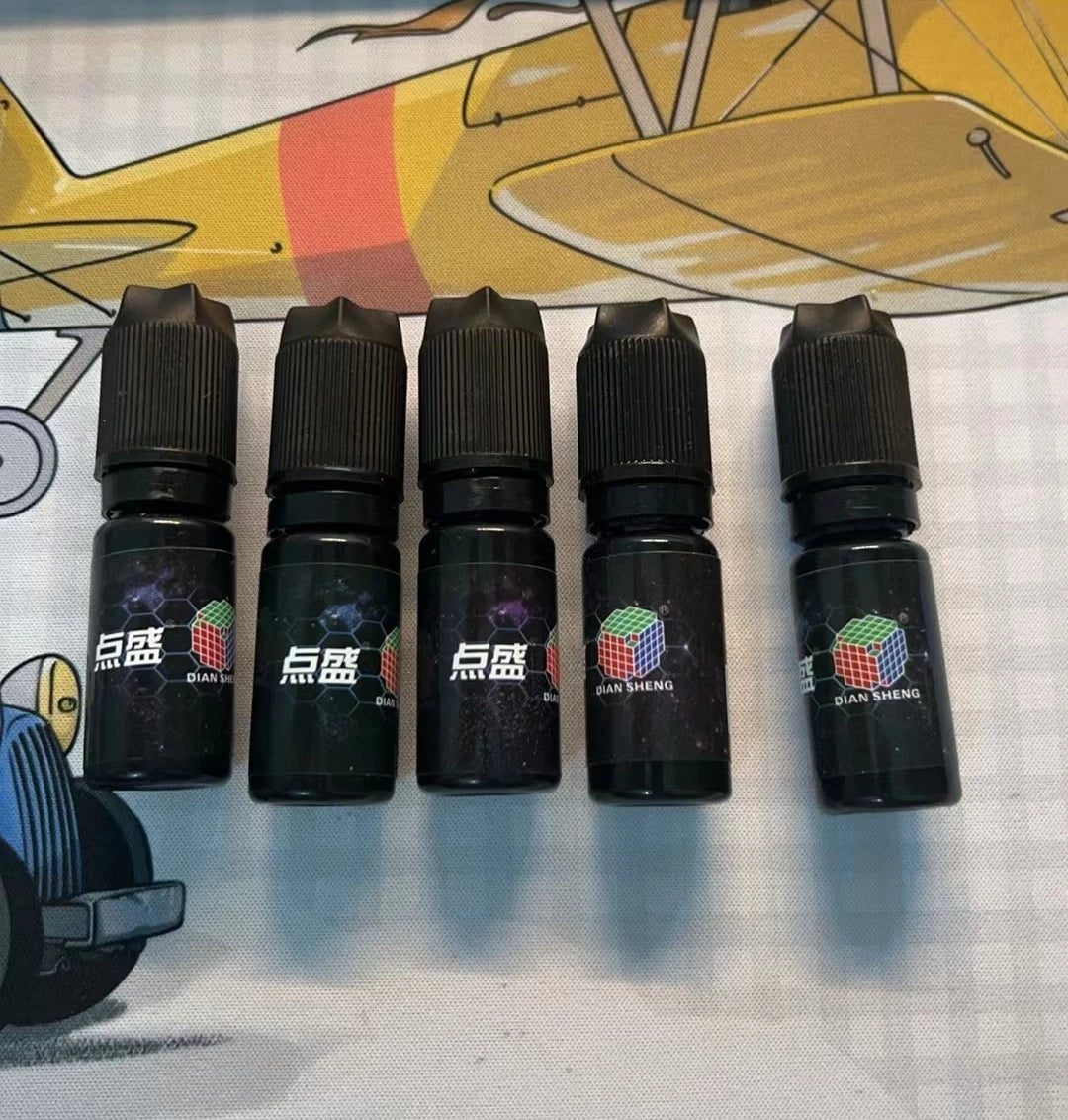 Diansheng Lube Cube Lubricating oil 2x2 3x3 4x4 5x5 6x6 7x7 8x8 9x9 Magic Cube 1pcs 3pcs 5pcs oil Ruler part