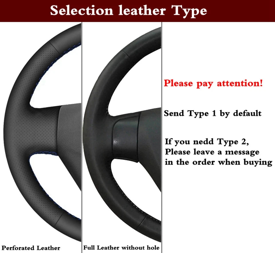 Customized DIY Black Faux Leather Car Accessories Steering Wheel Cover For Mazda 3 Axela Mazda 6 Atenza Mazda2 CX-3 CX3 CX-5 CX5