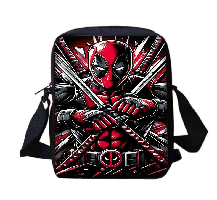 Deadpool Hero Pack – Bold Cartoon Backpack Set for Kids Who Love Action!