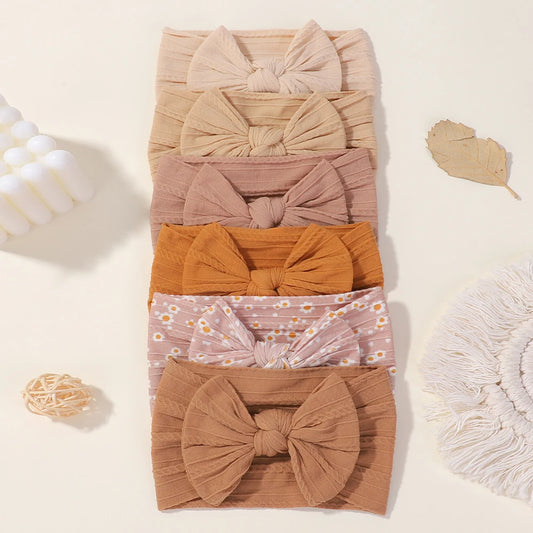 3-Pack Baby Bow Headbands – Soft, Stretchy & Sweet for Little Ones!