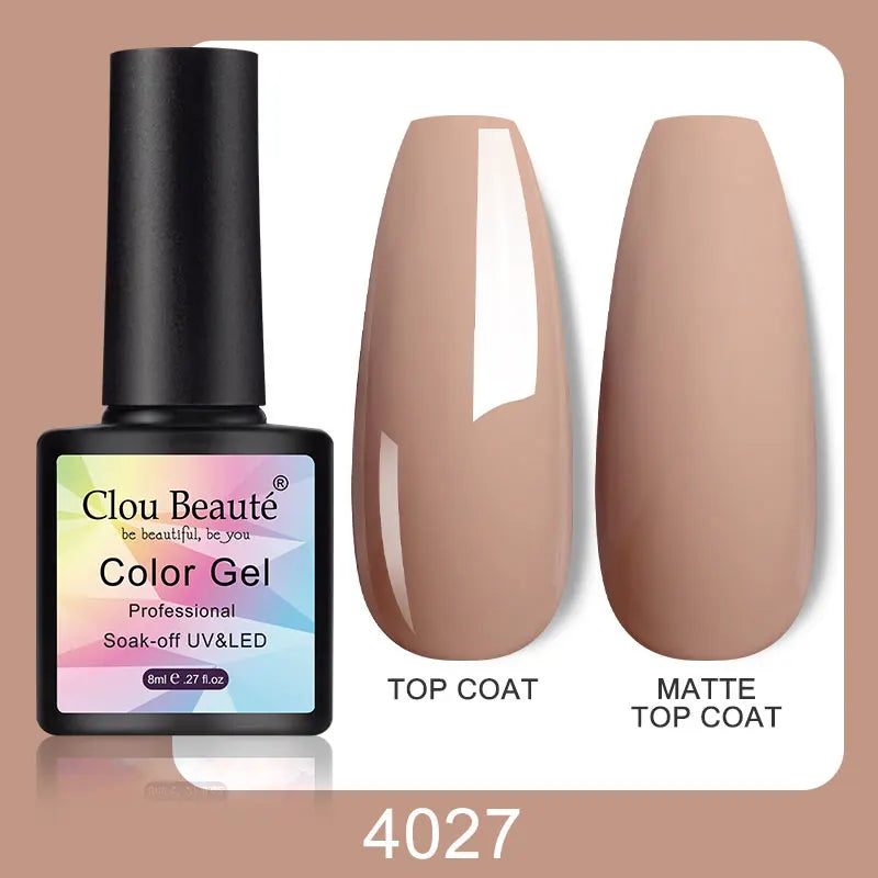 Clou Beaute Color Pop – 8ml Gel Varnish for Bold, Long-Lasting Nail Art (UV/LED Cure)