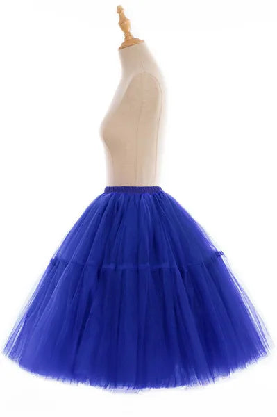 MisShow Women Tutu Short Skirt High Waist Mesh Soft Tulle Skirt Puffy Pettiskirt Prom Ball Gown Party Dance Tutu Dress