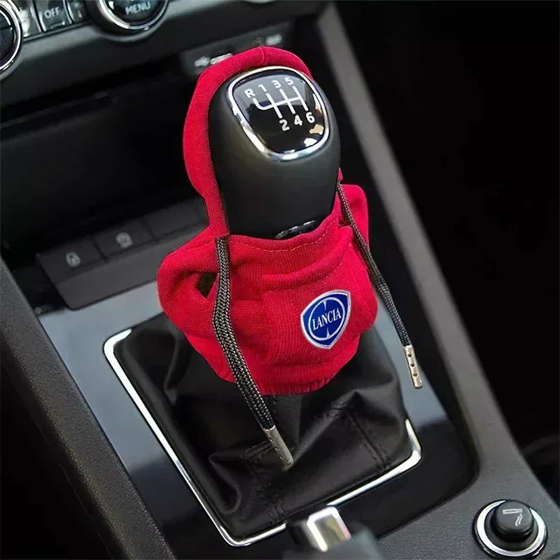 Gearshift Hoodie Car Gear Shift Knob Cover Sweatshirt Change Lever Cover For Lancia Delta Flavia Phedra Thema Thesis Voyager