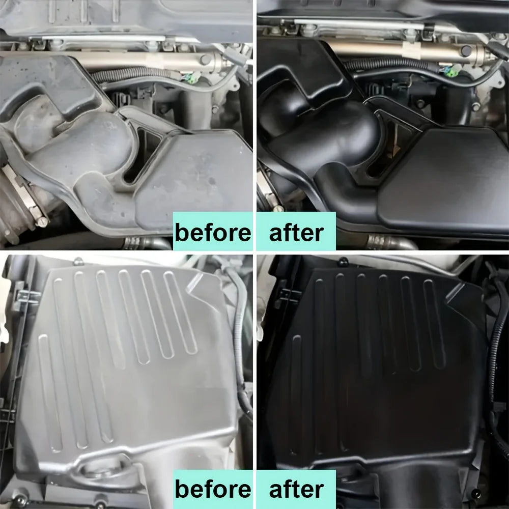 Car Engine Restorer Back To Black Gloss Car Plastic Polishing Parts Restorer - Enhances Shine & Protection Engine Polish Coating