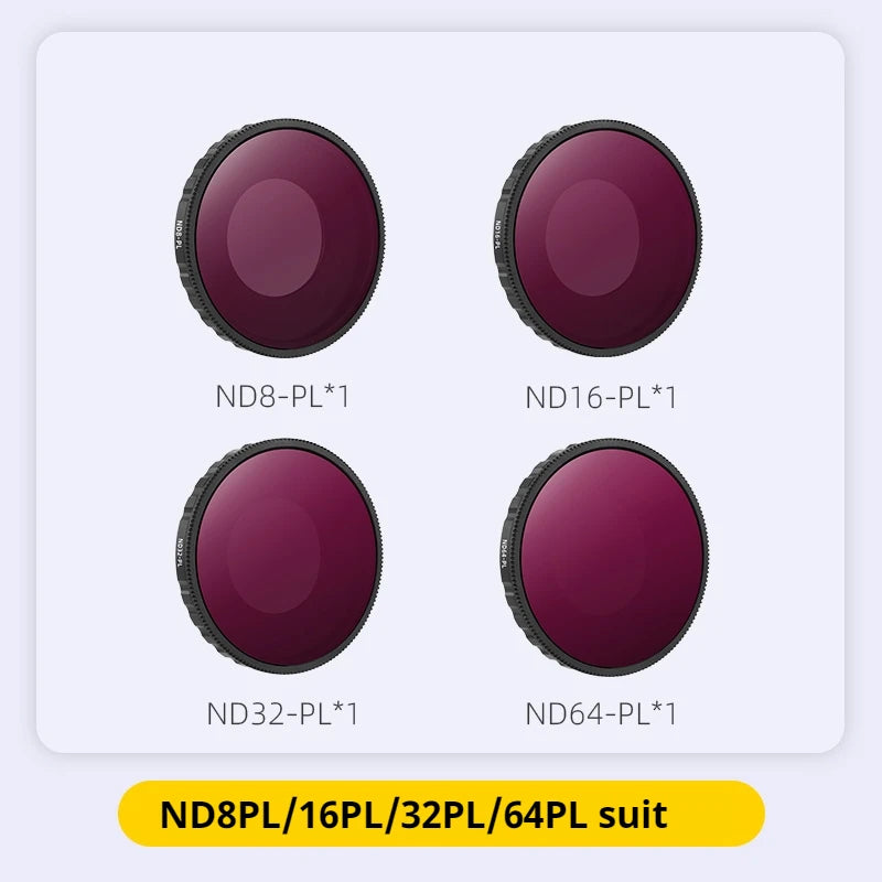 DJI Osmo Action 5pro/4 Filter Set CPL ND8/16/32 Nano Coated Filter Set Action4 Nd Lens Suitable for DJI Camera Accessories