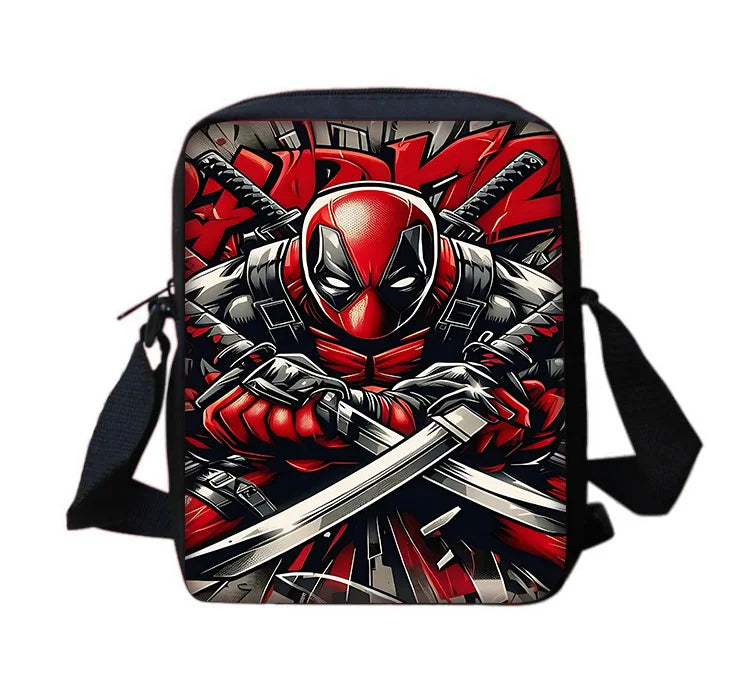 Deadpool Hero Pack – Bold Cartoon Backpack Set for Kids Who Love Action!