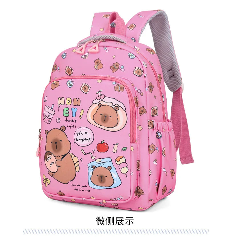 Capybara Cutie Backpack Set – Snuggle-Ready Style for Happy School Days!