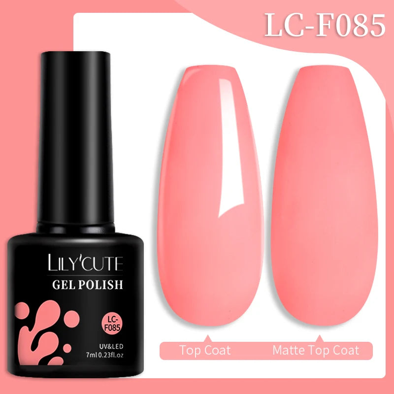 LILYCUTE Color Explosion – 184 Shades of Long-Lasting Gel Polish with Red Glitter Magic