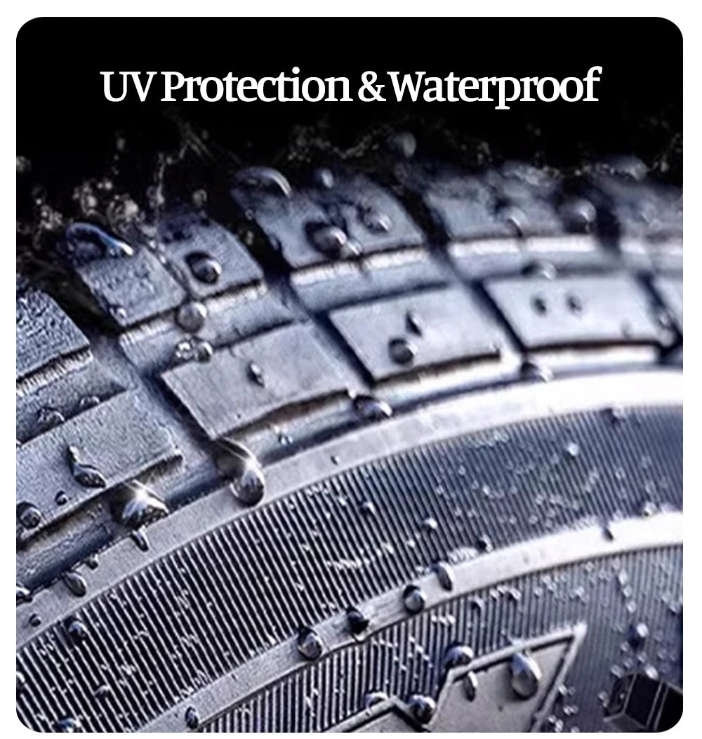 MikeHam Car Tire Shine Dressing Spray Long Lasting High Gloss Tire Coating Care Black Wet Look UV Protection & Waterproof 500ml