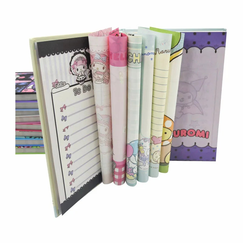 Hello Kitty x Hangyodon A5 Notebook – Full-Color Cartoon Journal with Hard Cover & Kawaii Vibes