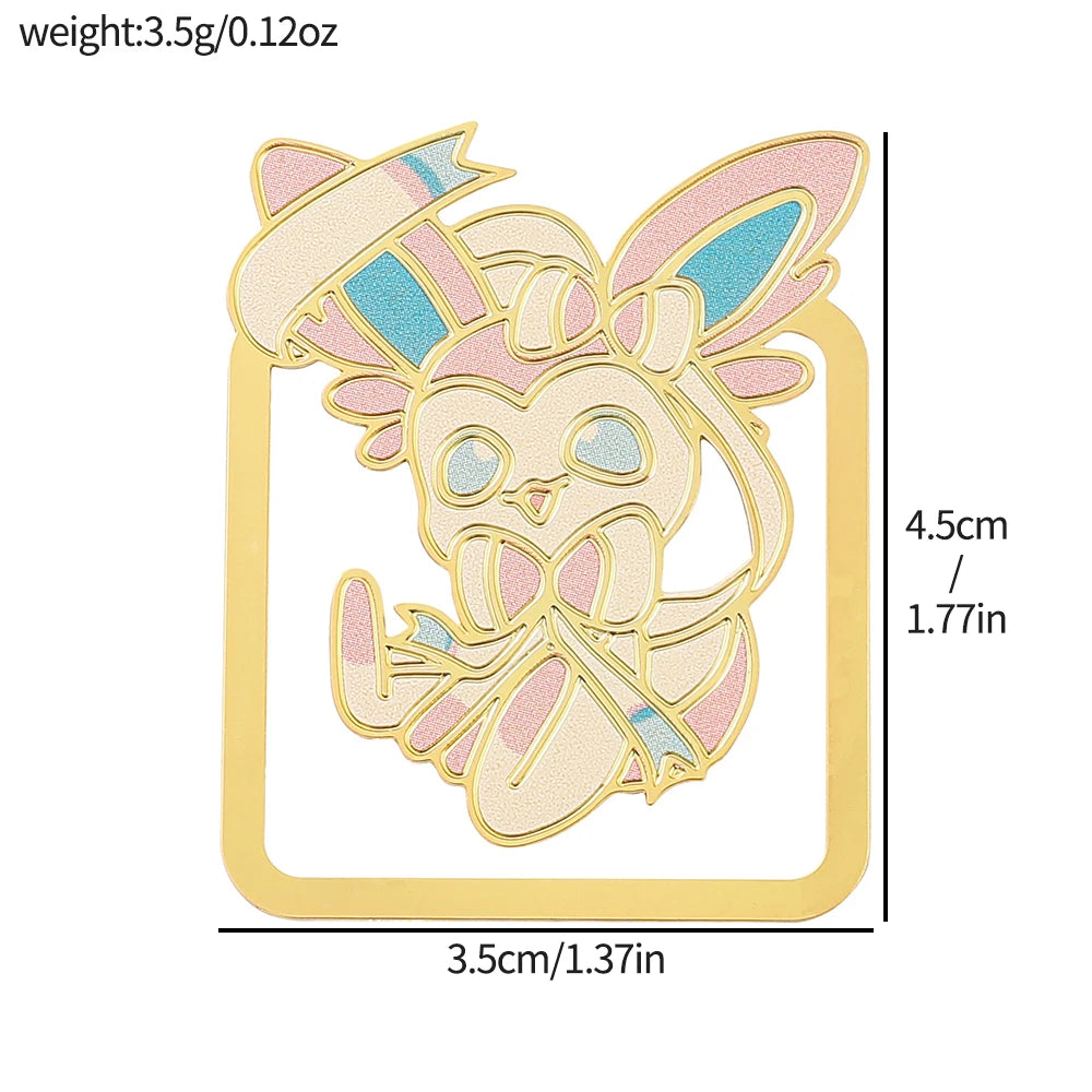 Cute Pokémon Bookmarks – 3D Cartoon Page Markers for Kids, Fans & Stationery Collectors