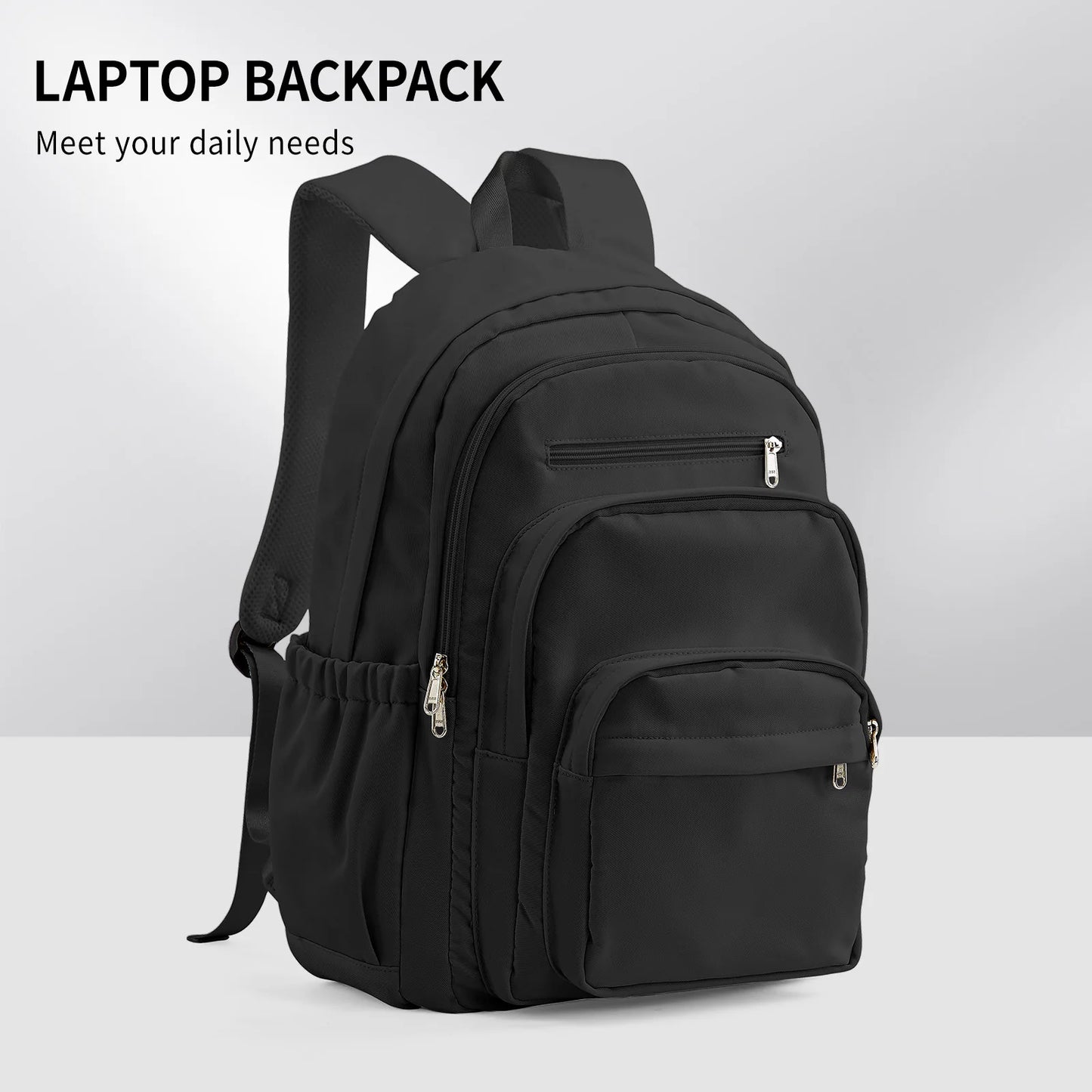 Light Blue Nylon Backpack – Stylish, Smart & Built to Carry On!