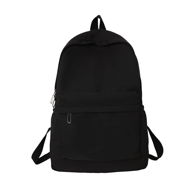 UrbanEase Solid Backpack – Lightweight & Versatile for High School, Travel & Daily Style!