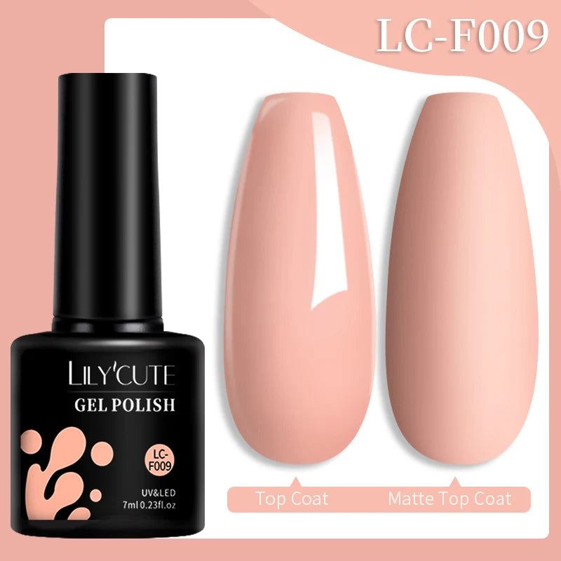 LILYCUTE Color Explosion – 184 Shades of Long-Lasting Gel Polish with Red Glitter Magic